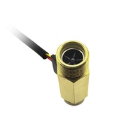 Sensor de Flujo de Agua de Latón de Alta Temperatura de 66 mm, 1-30 L/min, Medidor de Flujo Magnético de Efecto Hall para Sistemas de Calefacción Solar/Calderas