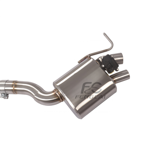 מערכת פליטה אחורית OEM Valvetronic לאאודי A8 D4 3.0T, צינורות פליטה מנירוסטה בעלי ביצועים גבוהים עם משתיק קול - Product Image 4