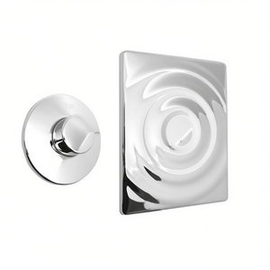 Cubierta de Control Remoto Cromada para Montaje en Pared, Accesorio para Grifo de Baño, Diseño Contemporáneo - Product Image 3