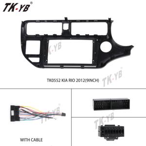 Écran tactile de voiture stéréo 9 pouces pour <span class=keywords><strong>Kia</strong></span> <span class=keywords><strong>Rio</strong></span> <span class=keywords><strong>2014</strong></span> android universel, autoradio, accessoires d'intérieur, cadre de lecteur dvd de voiture - Product Image 4