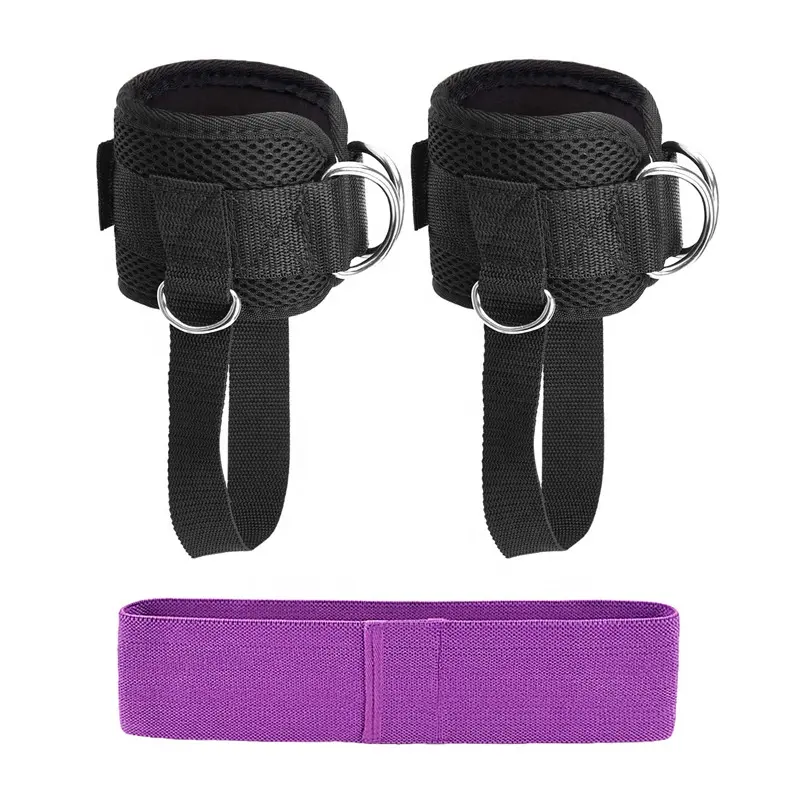 Wholesale Custom Ankle Strap Weight Lifting Gym Ankle Straps For Cable Machines