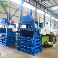Presse à balles verticale de recyclage à entraînement hydraulique Keshang/Machine de presse à balles de laine/Presse à balles verticale de film plastique de papier usagé