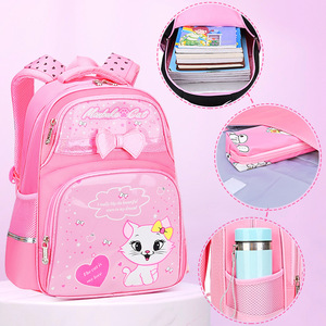 Customize Fashion Cartoon Waterproof Nylon Zipper Closure Detachable Luggage Trolley <strong>Backpack</strong> for Boys Girls School Use <strong>Wheels</strong> - Product Image 5