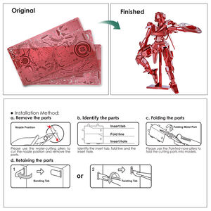 Kits de modèles de <span class=keywords><strong>Puzzle</strong></span> en métal pour hommes, <span class=keywords><strong>Puzzle</strong></span> en bandoulière, nouveau modèle, bon marché, <span class=keywords><strong>3d</strong></span> - Product Image 5