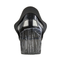 JBR1089 Double couche personnalisable épaissie lisse solide cuir PU squelette en fibre de carbone siège de voiture de course sièges de voiture modifiés
