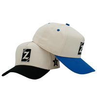 Gorras de Béisbol Personalizadas de Alta Calidad con Logotipo Bordado, de Dos Tonos y 5 Paneles, Ajustables, para Hombres y Mujeres, Gorra Deportiva
