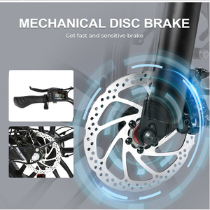 Stock limité Bicicleta Electrica Vélo Électrique Pliant Pas Cher Moteur Électronique Numérique Intelligent Type Brushless - Product Image 5