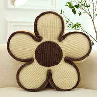 Coussin de canapé de haute qualité pour la maison, coussin décoratif en forme de fleur, coussin confortable en peluche pour siège