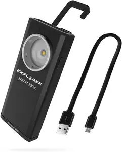 USB Rechargeable LED Magnetic Power Memory Recall Featuring A Pocket Clip work light for Hanging Hook
