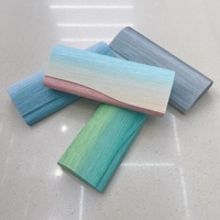 Bleu vert chinois classique multicolore étui à lunettes étui à lunettes magnétique coloré à la main emballage personnalisé pour lunettes