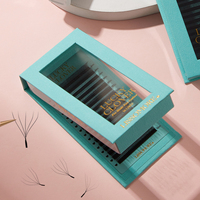 Extensions de cils en forme de W YY en gros, volume intense, noir mat, en soie, aspect naturel et moelleux, fournitures pour cils sous marque privée