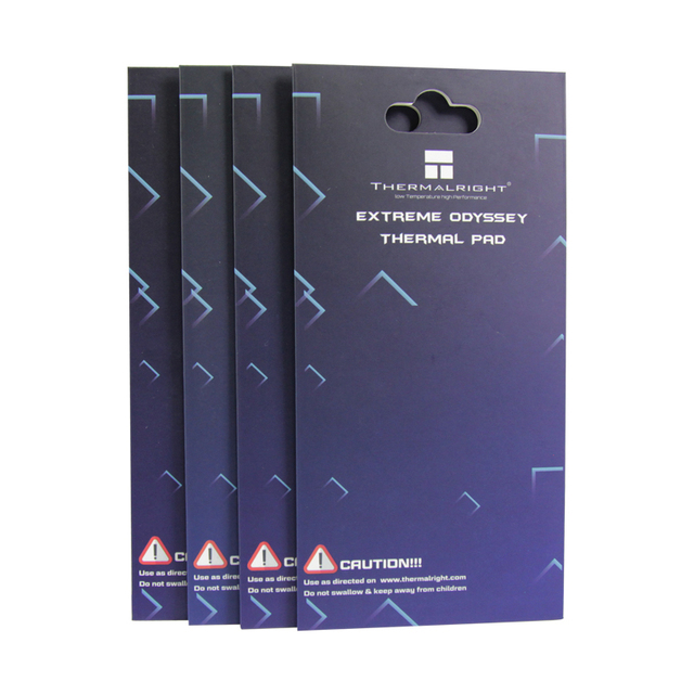 Original 120X120mm 12.8 W/mK 0.5mm 1.0mm 1.5mm 2.0mm High Efficient Thermal Conductivity Thermal Pads for GPU
