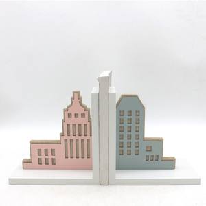 Serre-livres décoratifs en bois pour enfants extrémités d'étagère de <span class=keywords><strong>bureau</strong></span> Vintage personnalisé Unique serre-livres Vente en gros - Product Image 4