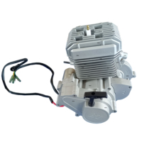 Moteur de vélo à essence 100cc 2 temps avec piston de 50 mm, moteur de vélo à batterie, moteur de vélo de course