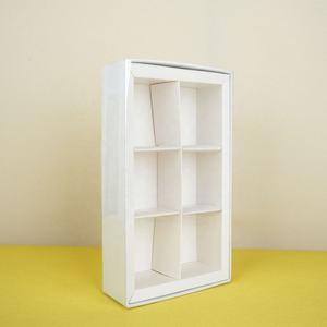 Boîte impression français macaron cookies tiroir boîtes en carton emballage avec <span class=keywords><strong>4</strong></span> prises 6 prises et couvercle en plastique - Product Image 4