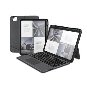 Funda para iPad de 10.ª generación con teclado inalámbrico magnético, funda protectora de cuero PU, diseño ultrafino - Product Image 1
