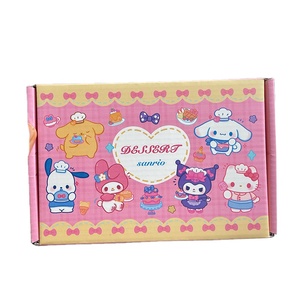 Chất lượng tốt Lotion Chất phim hoạt hình phong cách vận chuyển hộp giấy dễ thương gói đồ chơi khăn văn phòng phẩm máy tính xách tay quà tặng gấp bao bì hộp - Product Image 4