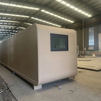 XWER Luxury Apple Cabin Maisonnette Modulaire Préfabriquée 20ft/40ft avec Salle de Bain pour Hôtels & Resorts Glamping
