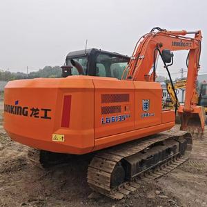 Excavatrice sur chenilles Lonking LG6135G4, 13,6 tonnes, 90 % neuve, conforme EPA CE, d'occasion pour la construction - Product Image 1