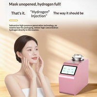 Appareil d'infusion d'hydrogène non invasif pour le visage |   Masque à l'hydrogène haute pression à 99,99 % de pureté, appareil de beauté