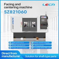 Machine de fraisage d'extrémités et de perçage de trous centraux CNC SZ821060 pour l'usinage double face des vilebrequins, finition à un mandrin