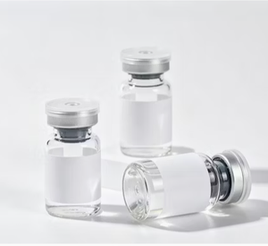 Flacons en verre à bouchon serti transparents, faible MOQ, stock en gros, 3ml 5ml 10ml, avec joints en caoutchouc et aluminium argenté, étiquette vierge personnalisable disponible - Product Image 6