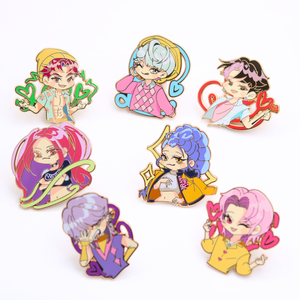 No Minimum Metal Craft Manufacture Custom Cartoon Design Soft Hard Enamel Pin Custom Enamel Pin With Card