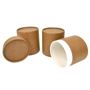 Tubo <span class=keywords><strong>de</strong></span> papel Kraft personalizado, papel desechable para helados, vasos <span class=keywords><strong>de</strong></span> helado, embalaje <span class=keywords><strong>de</strong></span> helado - Product Image 4