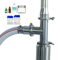 Machine d'alimentation pneumatique à haute efficacité pour liquides, machine de transfert à levage vertical pour cosmétiques, huiles, détergents, boissons