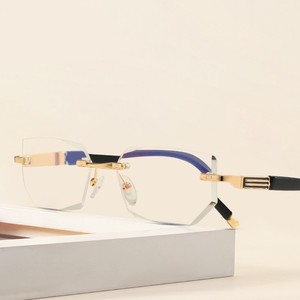 Gafas <span class=keywords><strong>de</strong></span> lectura <span class=keywords><strong>de</strong></span> alta calidad para hombre, <span class=keywords><strong>lentes</strong></span> <span class=keywords><strong>de</strong></span> <span class=keywords><strong>aumento</strong></span> <span class=keywords><strong>de</strong></span> luz azul, <span class=keywords><strong>de</strong></span> ordenador, <span class=keywords><strong>de</strong></span> diseño a la moda, pequeñas sin marco - Product Image 1