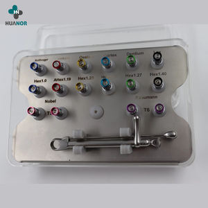Kit de Herramientas Manuales Quirúrgicas para Implantes Dentales, Llave Dinamométrica con 16 Destornilladores - Product Image 2