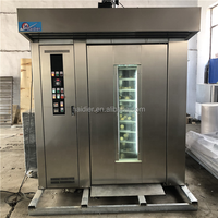 Four rotatif commercial en acier inoxydable à 64 plateaux avec machine de boulangerie et four de cuisson à vendre