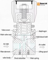 Vanne de réduction de pression en acier inoxydable 316L, régulateur de pression de gaz, filetage femelle FNPT 1/2 pouce, usage industriel chimique