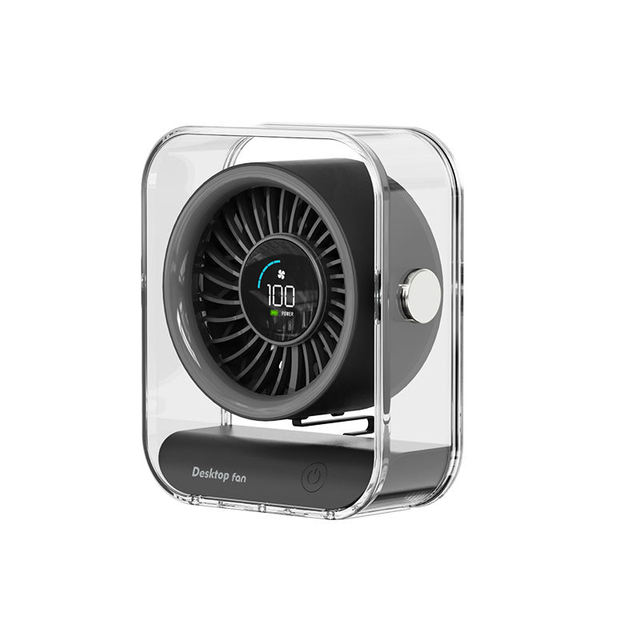 2026 USB Table Fan With Digital Mini Desk Fan Fashionable  High Quality New Models  Electric  Desktop Fan