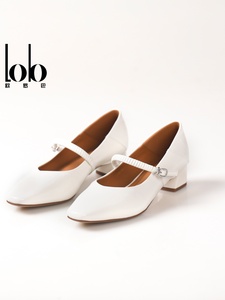 <span class=keywords><strong>Chaussures</strong></span> de mariage élégantes à talon carré pour femme, collection Printemps 2026, légères, avec bride à boucle réglable, bout fermé - Product Image 2