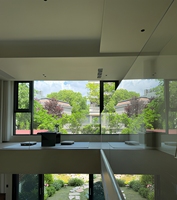 Ventanas de Vidrio Templado de Aleación de Aluminio Negro de Alta Resistencia a Impactos y Huracanes NFRC US, Diseño Moderno Insonorizado