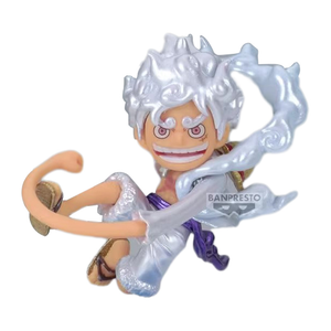 5 Piezas/Set BANDAI Original Banpresto Anime One Piece WCF Gear 5 Nika <span class=keywords><strong>Grandista</strong></span> Monkey D <span class=keywords><strong>Luffy</strong></span> <span class=keywords><strong>Figura</strong></span> de Acción de PVC Modelo de Juguete - Product Image 5