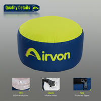 Table gonflable de forme personnalisée Airvon, module de mobilier d'exposition en PVC pour zone de discussion