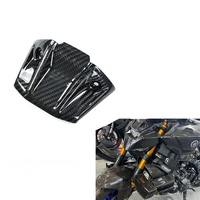 Carenado Superior Delantero de Fibra de Carbono 3K, Acabado Brillante/Mate, Compatible con Yamaha MT09 2024-2026