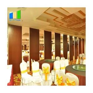 MDF Hotel Sound Proof Moveable Walls Partition Folding Sliding Doors Moveable Partition Walls