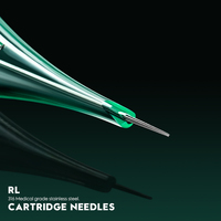 Thunderlord Power Green couleur universelle aiguille de tatouage cardridge 316 costume pour machine à tatouer aiguilles de maquillage permanentes