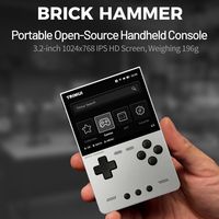 Trimui brique marteau Console de jeu portable 3.2 pouces affichage système Linux CNC machines de précision entièrement en métal corps jeu joueur