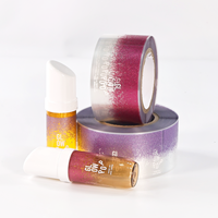 Emballage cosmétique de luxe personnalisé, étiquette de bouteille de beauté personnalisée, autocollants brillants pour cosmétiques en provenance d'usine
