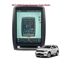 Lecteur multimédia Android Carplay Radio pour Dodge Durango Str 2011 2012 2013 2020 Tesla Style Vertical Screen GPS Navigation