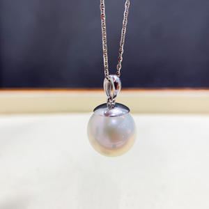 อุปกรณ์ทำเครื่องประดับมุก DIY จี้เงินแท้ S925 พร้อมฐานเปล่าสำหรับใส่ลูกปัดกลมขนาด 10-13 มม. จี้สร้อยคอแฟชั่น 31061 - Product Image 3