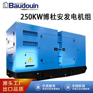 Grupo Electrógeno Diésel Baudouin de 250 kW TPD250B5, Resistente a la Lluvia, Bajo Nivel de Ruido, 400/230 V, 50 Hz, 1500 rpm - Product Image 5