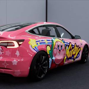 Vinilo Autoadhesivo Elástico de Alta Calidad con Patrón de Color Cambiante para Envolver la Carrocería del Automóvil - Product Image 1