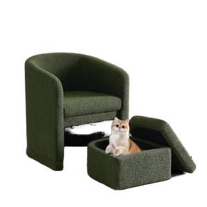 <span class=keywords><strong>Fauteuil</strong></span> moderne en tissu vert pouf avec repose-pieds chaise d'appoint <span class=keywords><strong>confortable</strong></span> <span class=keywords><strong>pour</strong></span> les petits espaces de vie meubles de maison <span class=keywords><strong>pour</strong></span> la lecture - Product Image 1