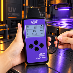 เครื่องวัดรังสี UVA รุ่น LS126A ระดับมืออาชีพ 0-20000 mW/cm² สำหรับการทดสอบกำลังการอบแห้งของหลอด UV LED 395nm - Product Image 6