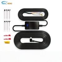 Kit de câblage pour caméra embarquée en gros, 12V 24V vers 5V 2A, cordon d'alimentation chargeur Type C avec 8 fusibles de circuit complets
